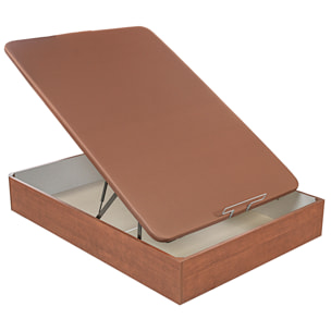 Canapé Abatible 32CM | ENVÍO, MONTAJE Y RECOGIDA ANTIGUO INCLUIDO | Madera | Cerezo | Gran capacidad | Tapa 3D | WHAT THE SLEEP