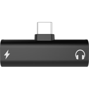 Adaptateur USB C MOBILITY LAB USB-C vers Jack + Charge rapide noir