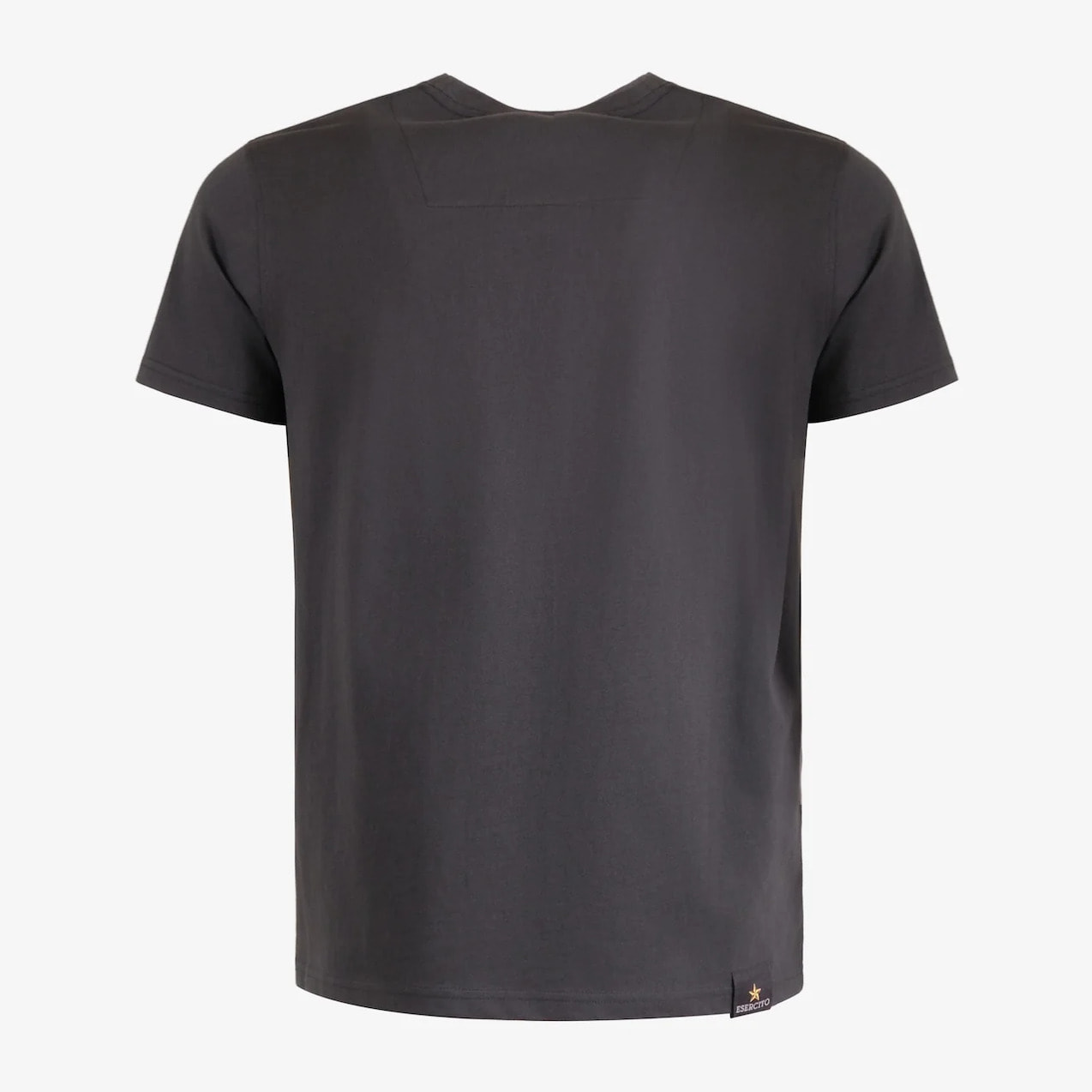 T-shirt Esercito nera in cotone uomo