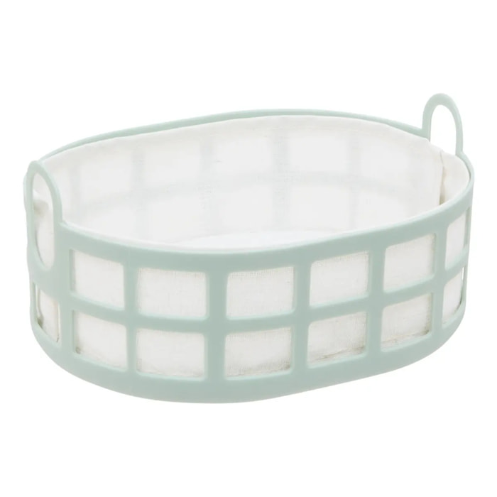 Corbeille à pain Poly ovale L.24cm vert