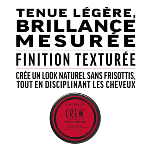 Pomade Coiffante - Crème de Coiffage Tenue Souple & Effet Mat 85 g