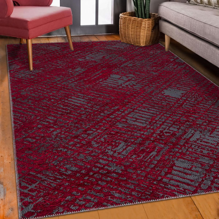 Tapis kilim Piro tissé en relief aspect 3D