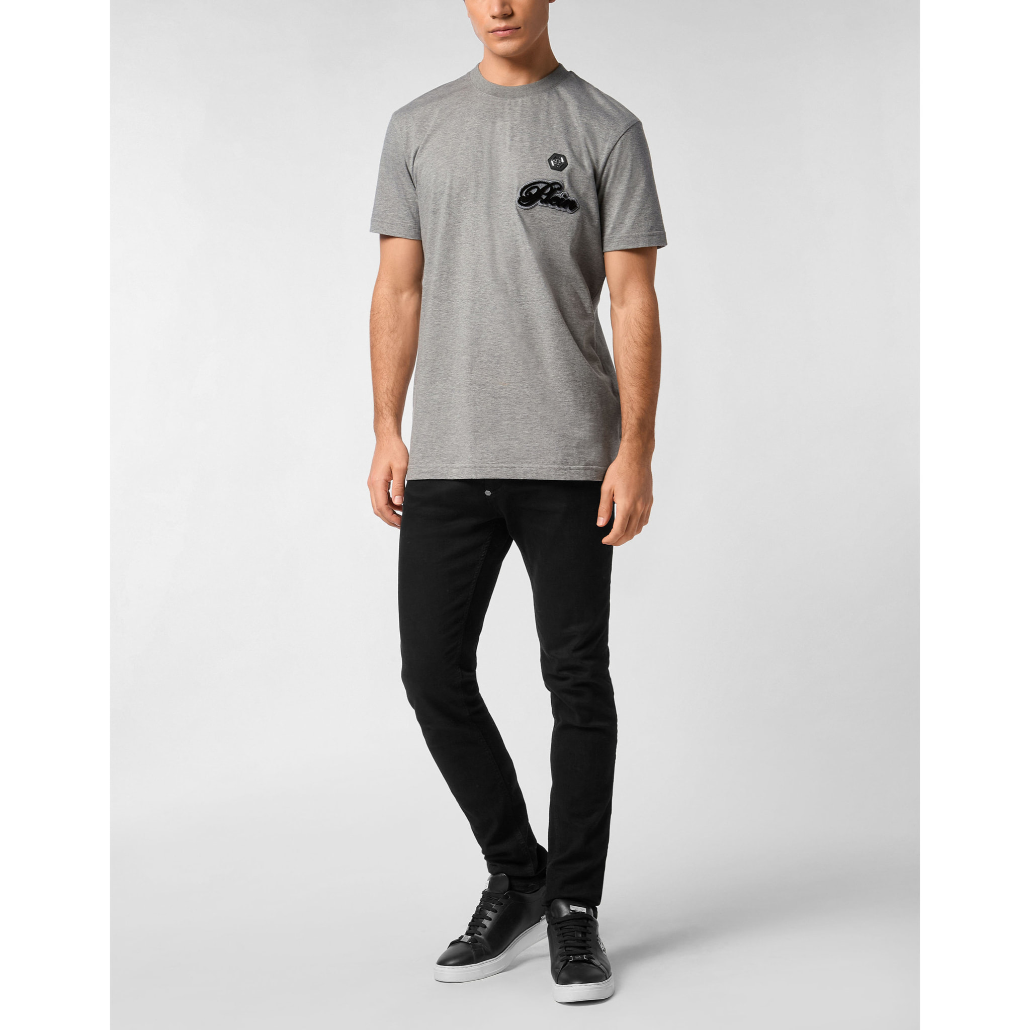 PHILIPP PLEIN Camiseta Cuello Redondo Ss SIGNATURE