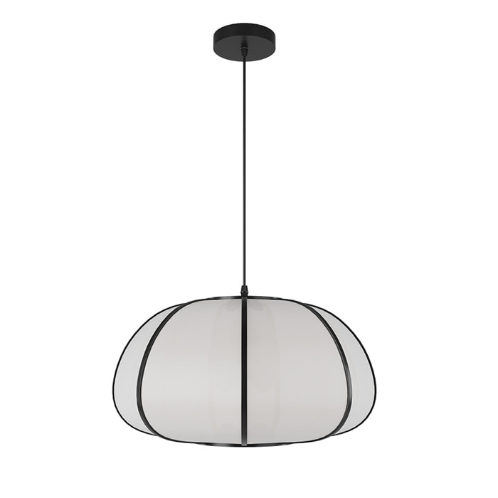 Suspension en bambou noir D38 cm - Hana