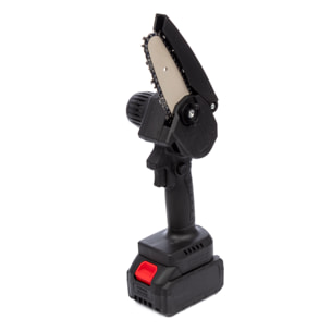 Motosierra de 4 pulgadas, 21V, 20000 RPM, 180W y DOBLE BATERIA de 13000mAh.