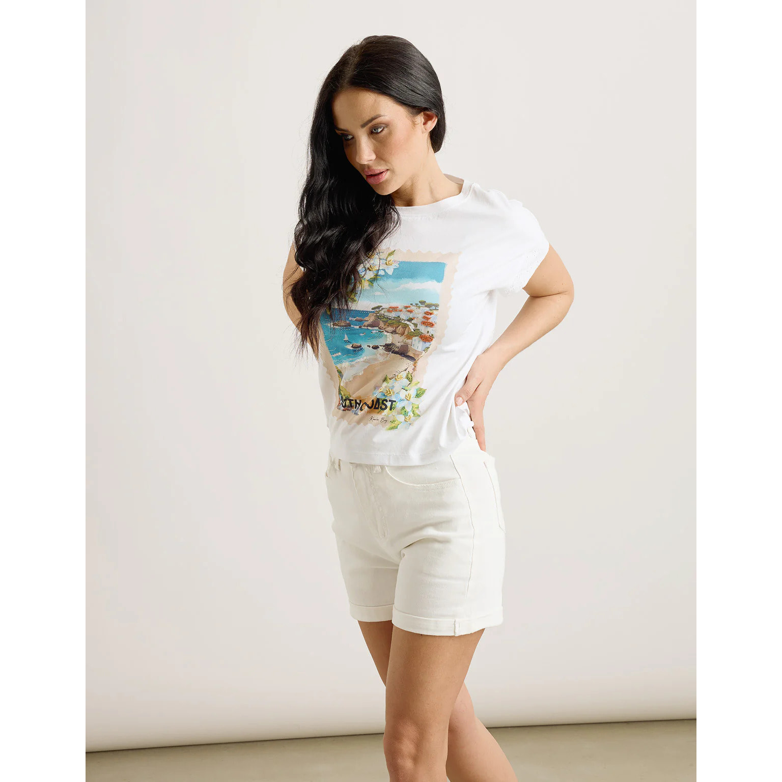 Camiseta Manga Corta Blanco - Saintez