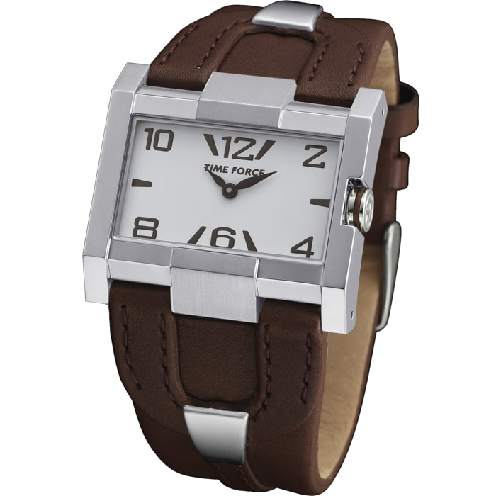 Reloj Time Force TF4033L12 Mujer Analogico Cuarzo con Correa de Piel