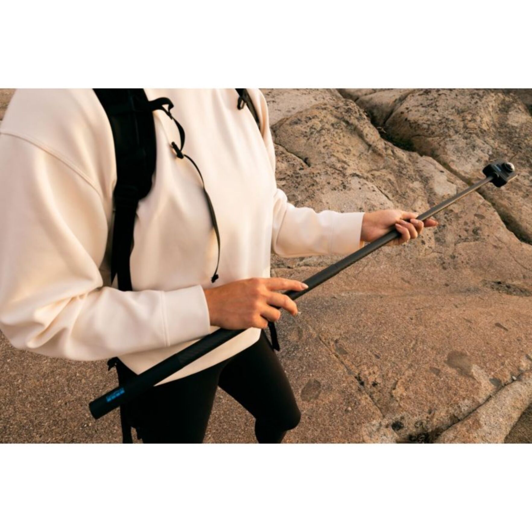 Perche GOPRO 1m Carbon Fiber Extension Pole