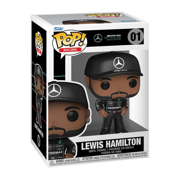 Formula 1 Pop! Racing Figure in Vinile Lewis Hamilton 9 Cm Funko