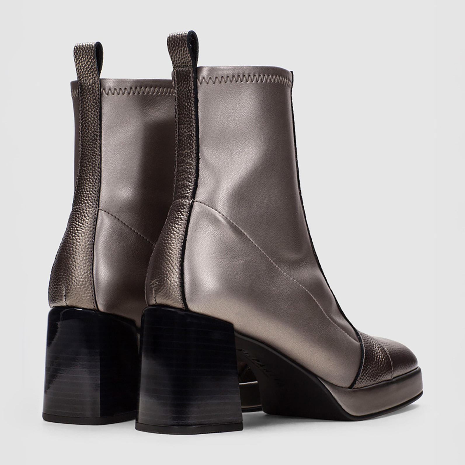 Botin Tokio Acero estaño 7 cm