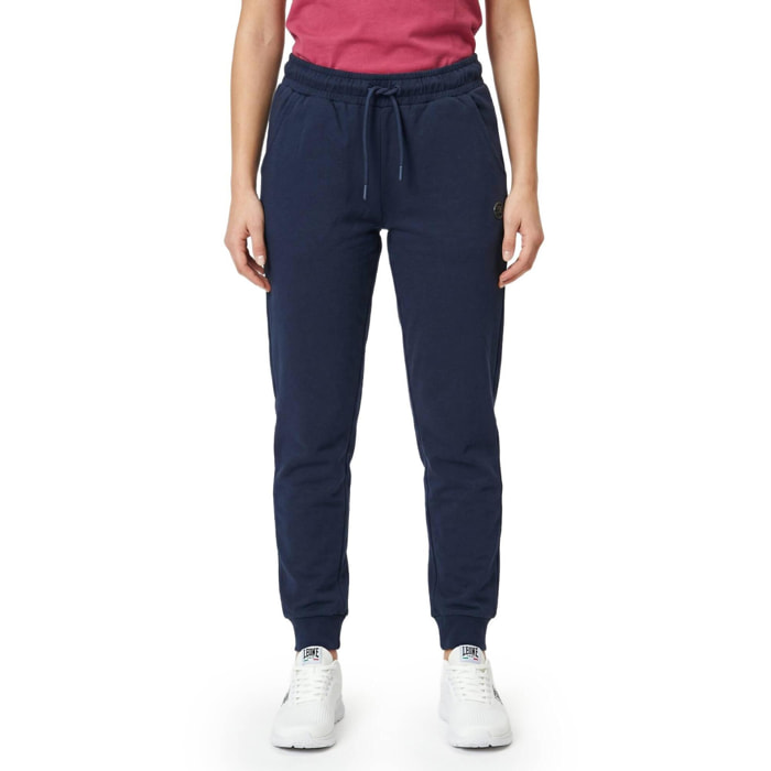 Jogger donna fit morbido Leone 1947 Apparel con logo tono su tono