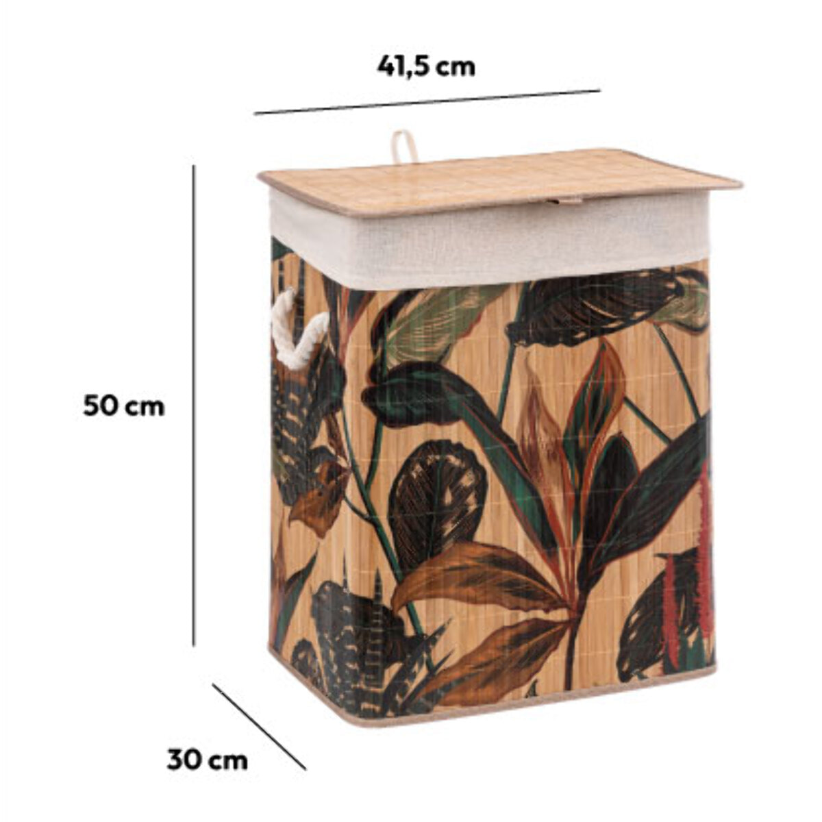 Panier à linge 60L Multicolore Palawan