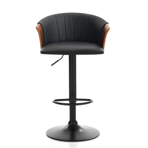 Oresteluchetta sgabello BERGEN DARK WOOD