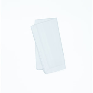 Lot de 6 serviettes de table ARLEQUIN Blanc