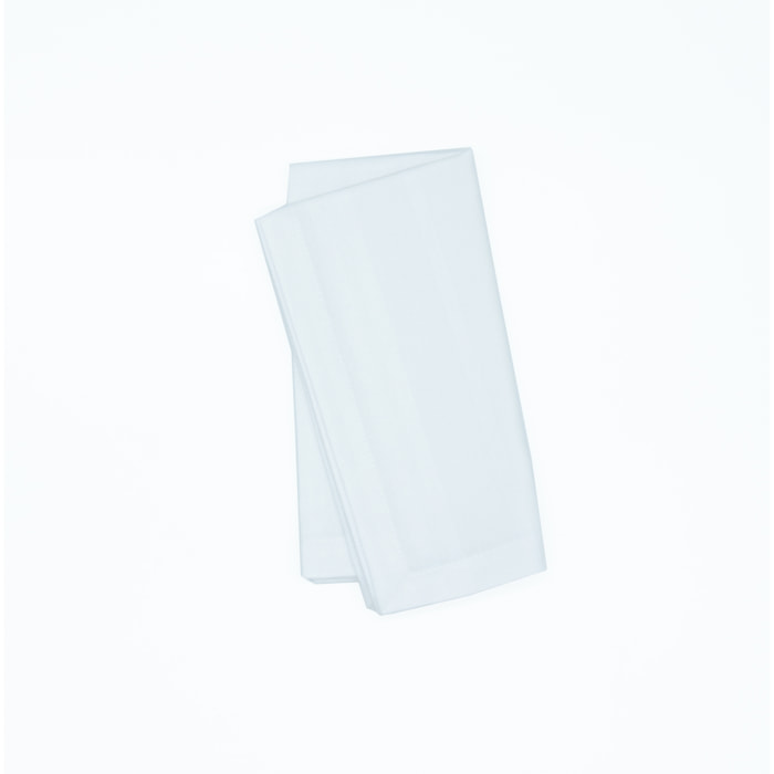 Lot de 6 serviettes de table ARLEQUIN Blanc