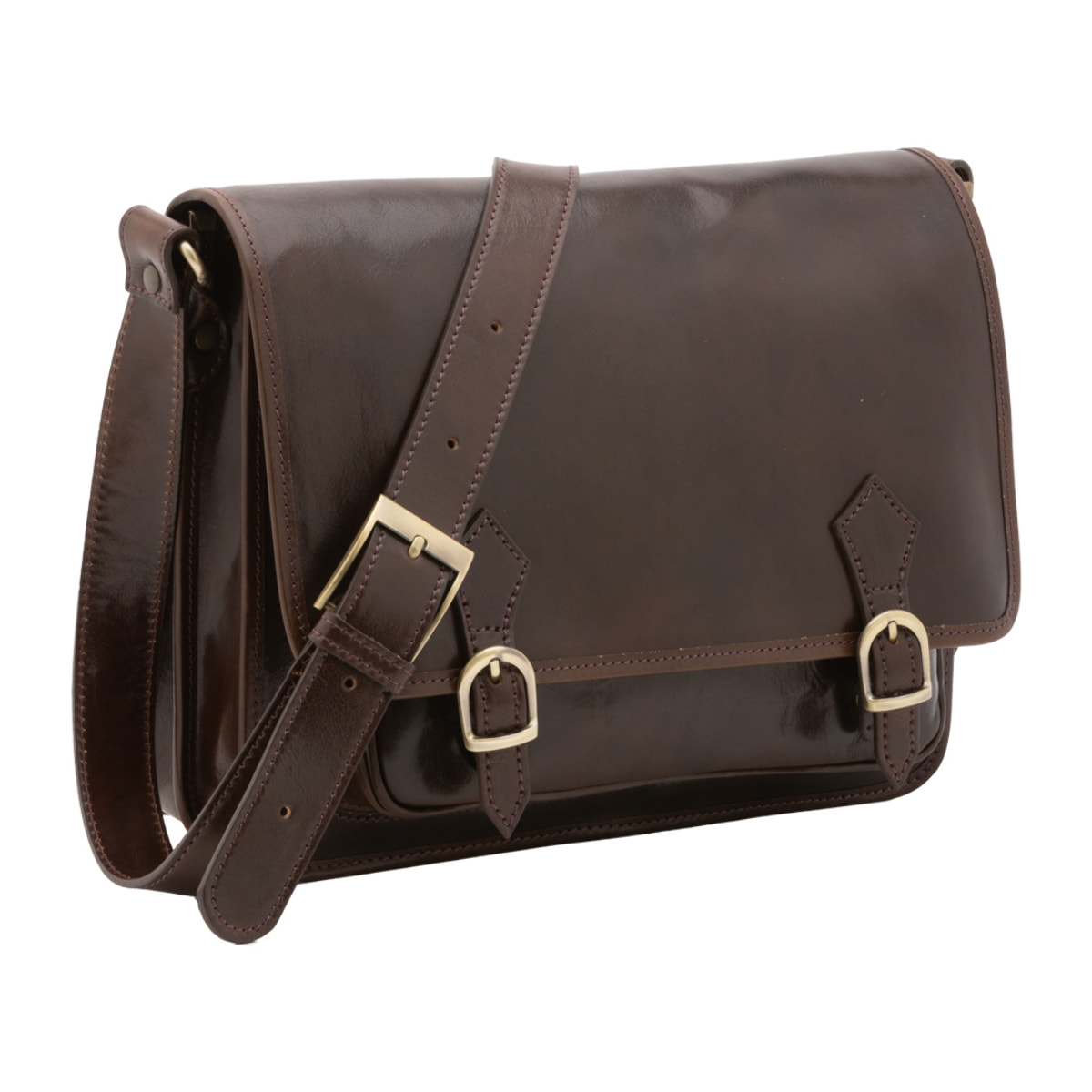 Borsa a tracolla  da donna In Vera pelle Made in Italy 35x27x14 cm