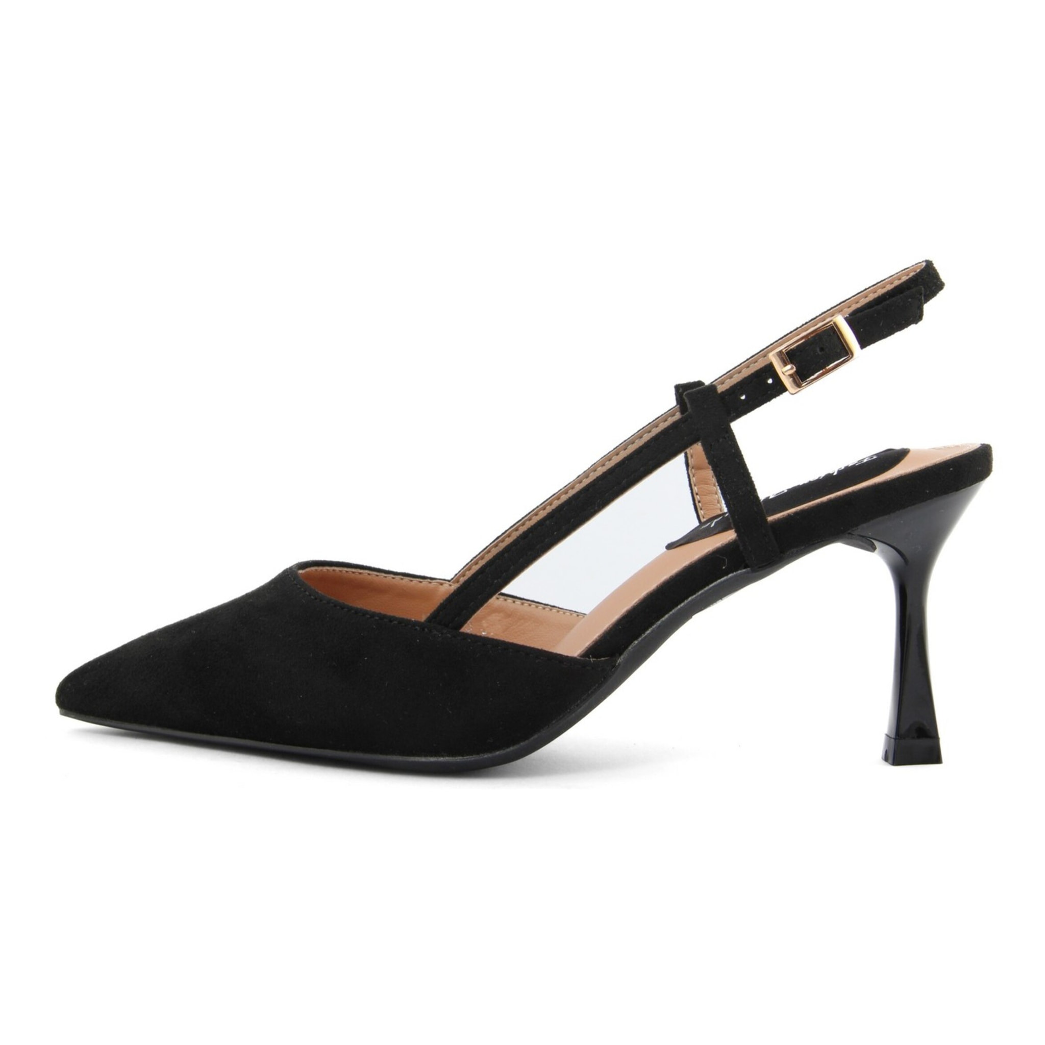 Slingback Donna colore Nero-Altezza tacco:8cm