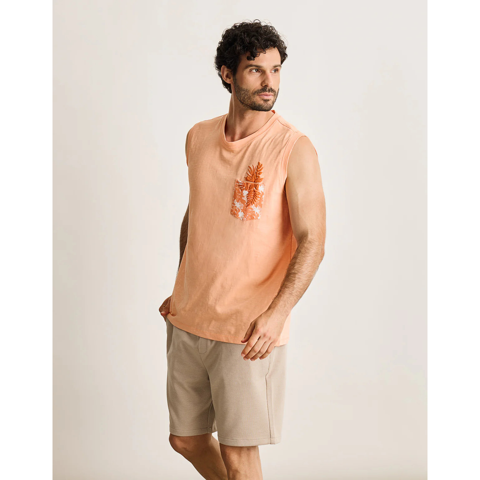 Camiseta Tirantes Naranja - Satri