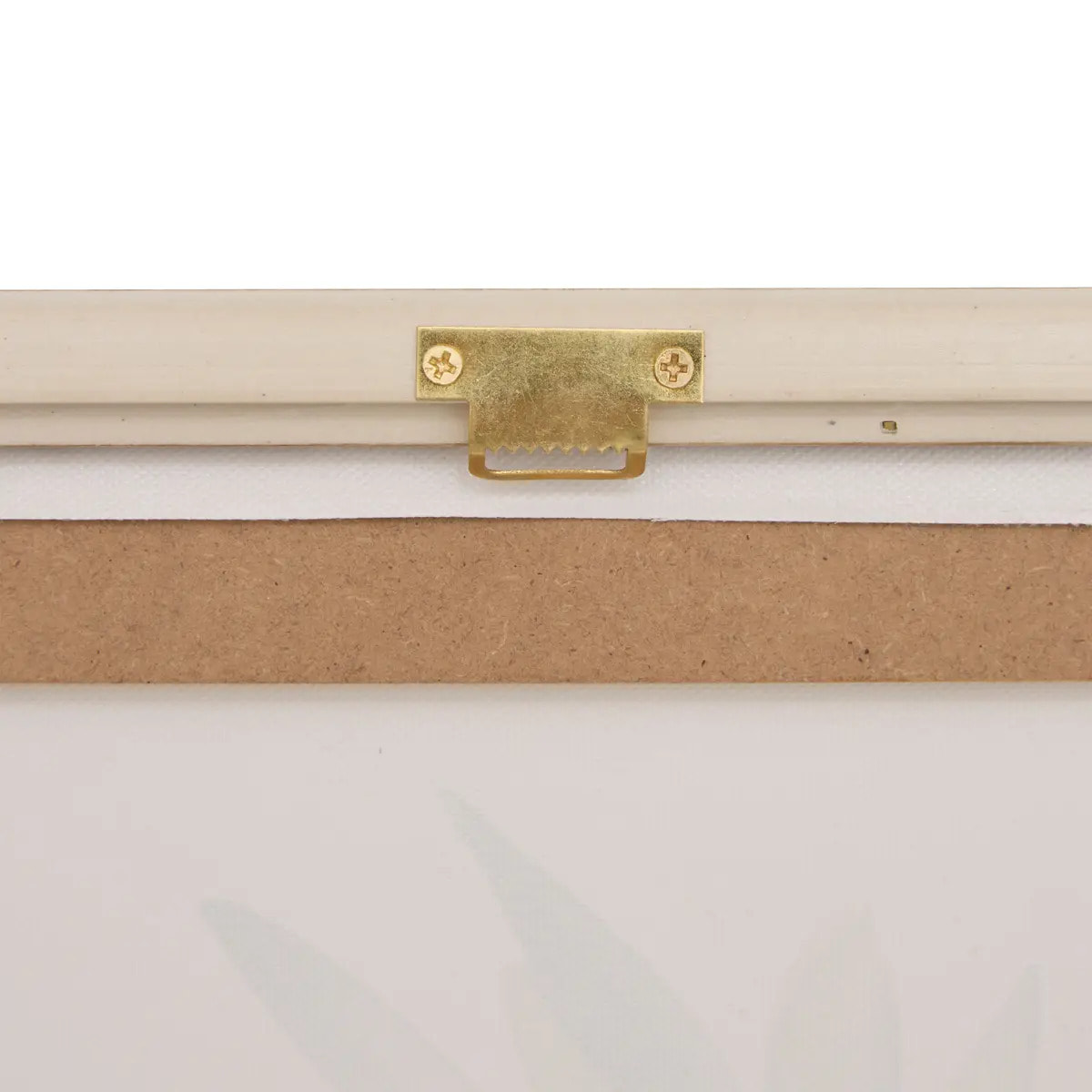 Toile imprimée encadrée Claudia vert 45x60cm