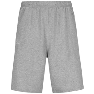 Kappa - Pantaloni Corti Uomo Grigio - Logo Ariosto Ry