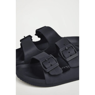 Chancla bio unisex azul marino con doble hebilla Polo Club