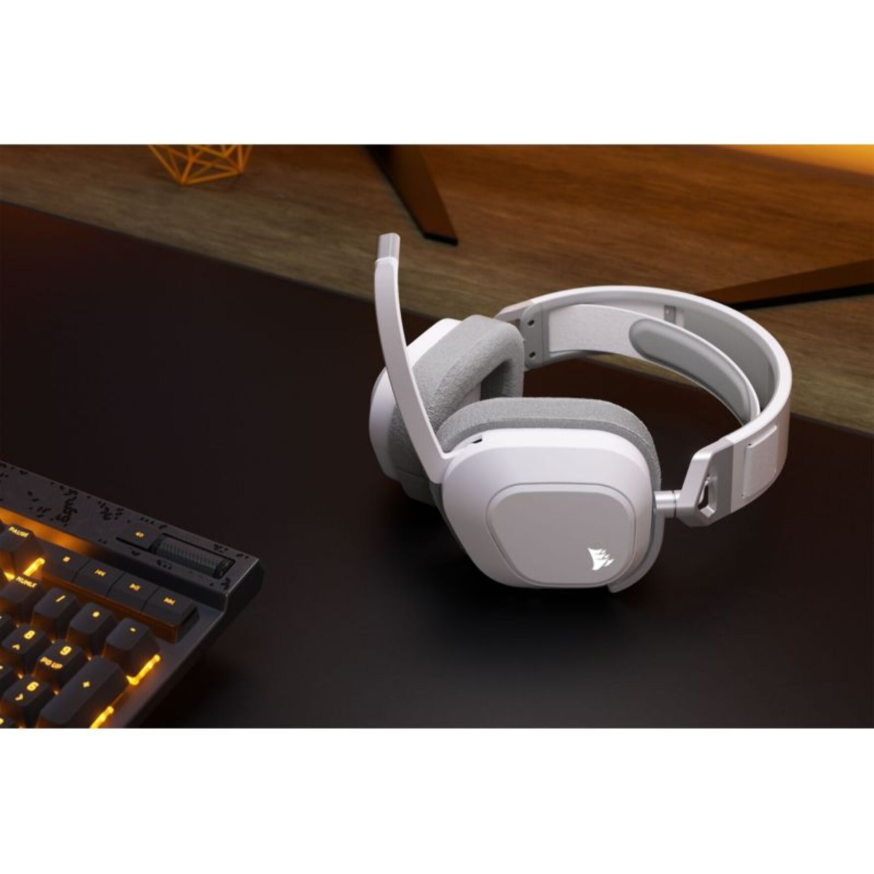 Casque gamer CORSAIR HS80 MAX Wireless blanc