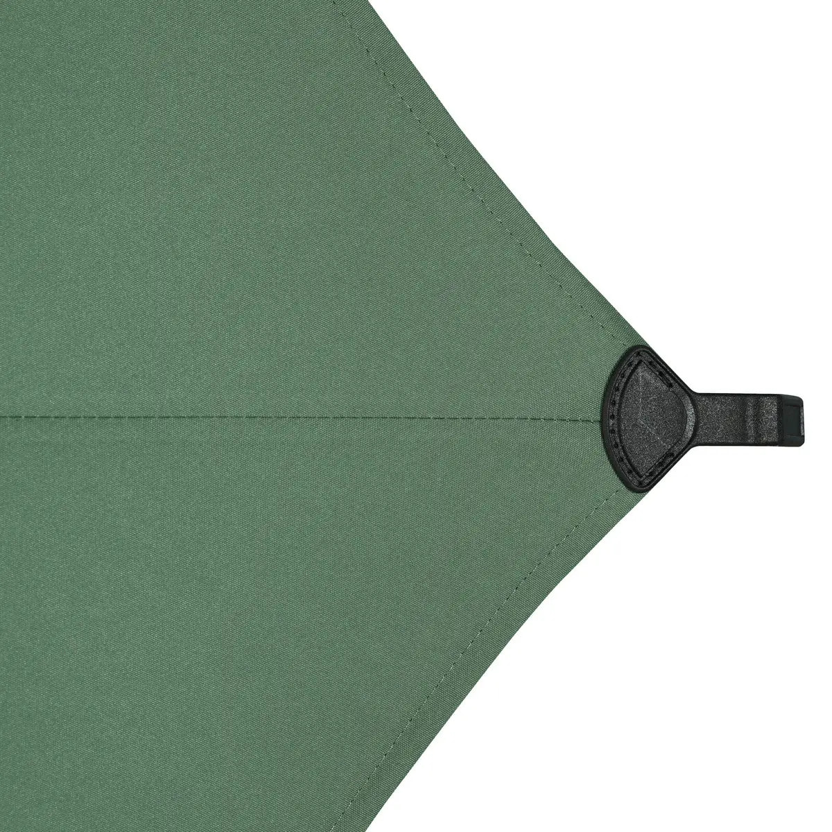 Parasol droit rectangulaire inclinable Loompa 3x2m vert olive