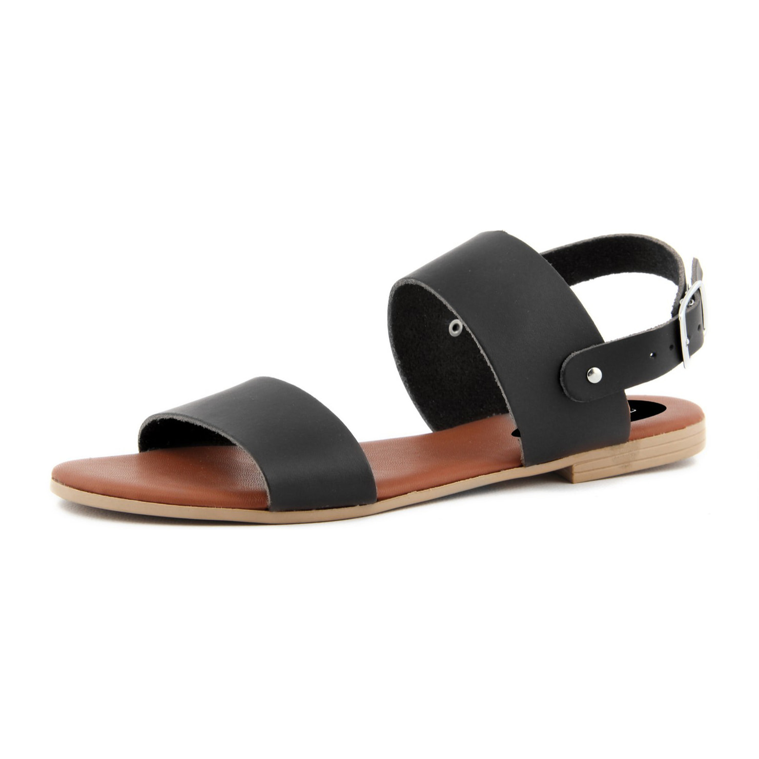 Sandalo Donna in pelle colore Nero