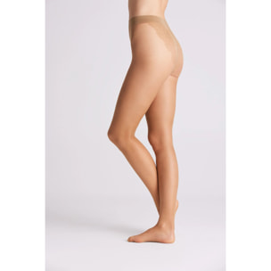 Collant senza cuciture color bronzo 20 denari