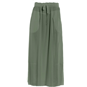 DEHA - Gonna LYOCELL LONG SKIRT in Lyocell per donna