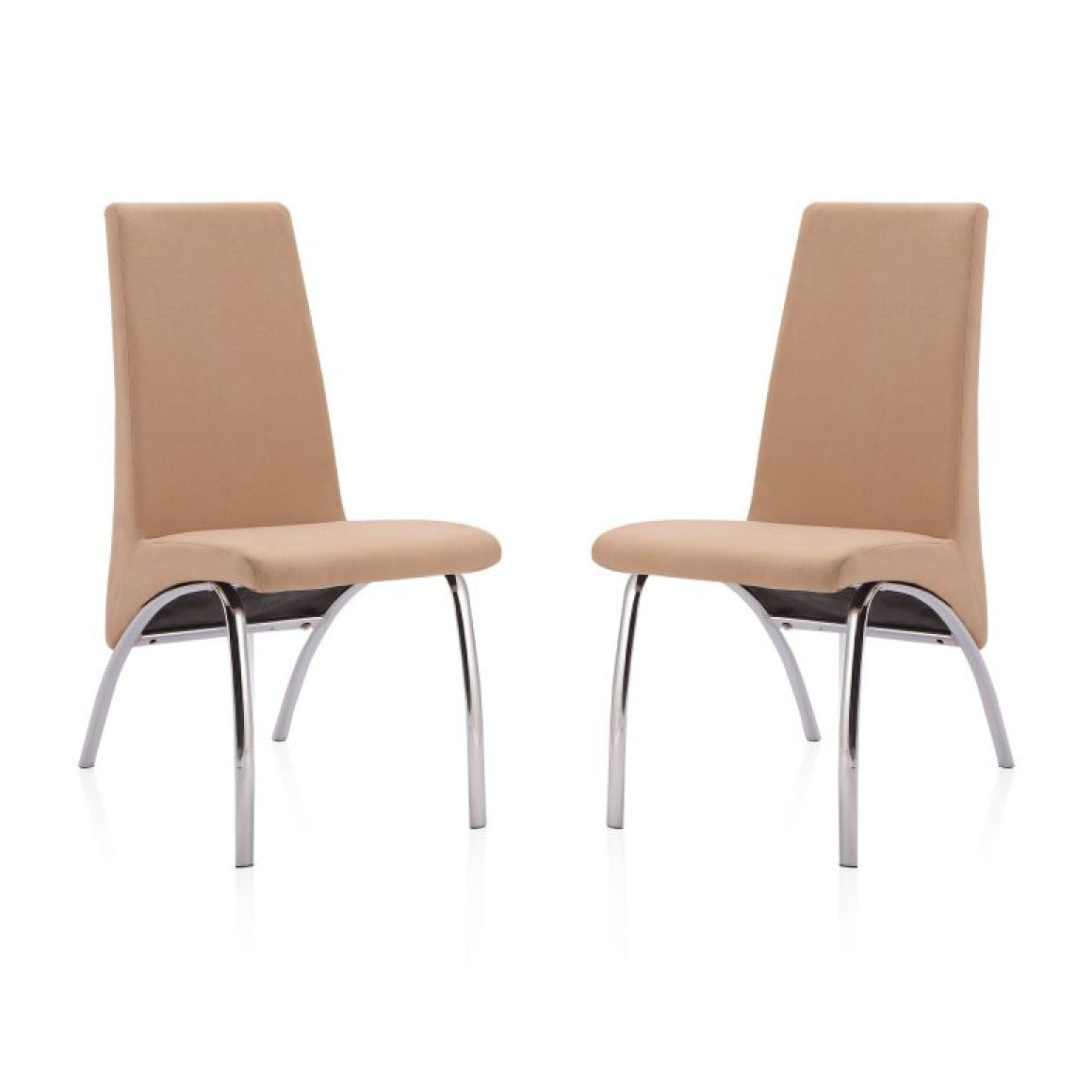 Pack 2 sillas de comedor Lise Tex Beige