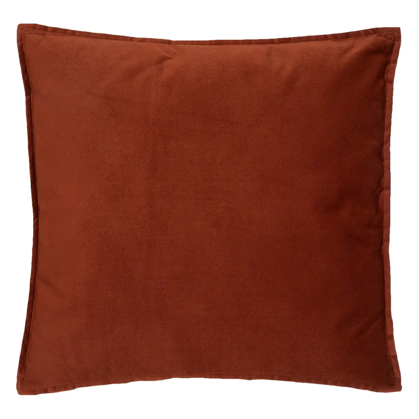 Coussin "LILOU" coton rose terracotta 55x55cm