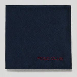 Pack de corbata y pañuelo de seda con detalle bordado Polo Club