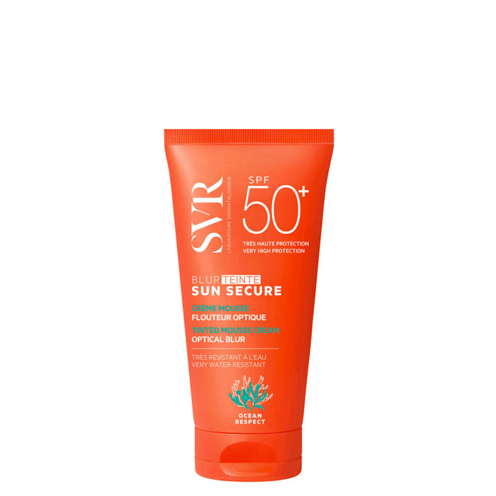 Sun Secure Blur Teinté SPF50+ - Crème Mousse Très Haute Protection Solaire 50 ml