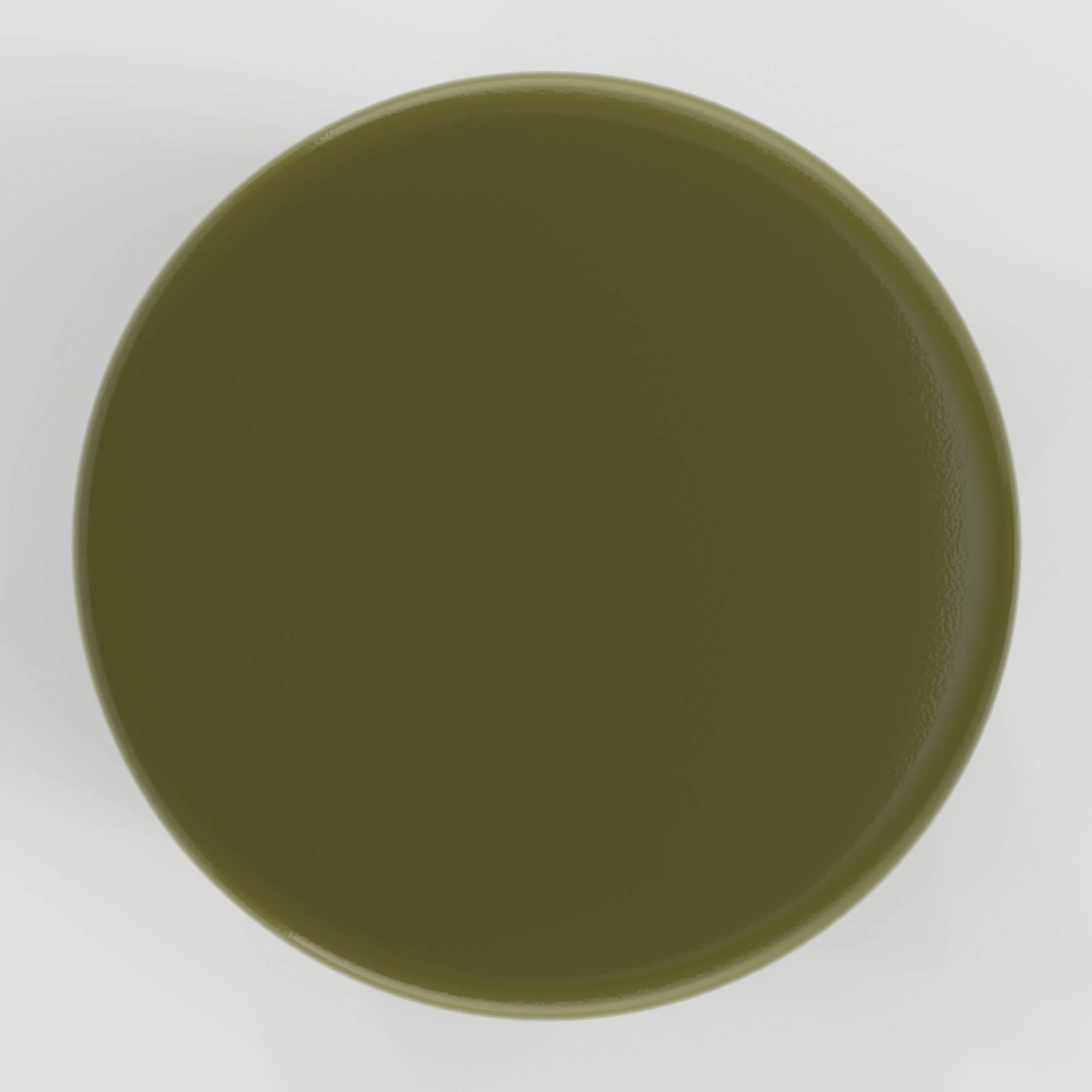 Table d'appoint ronde en métal vert kaki D30 cm - Athéna