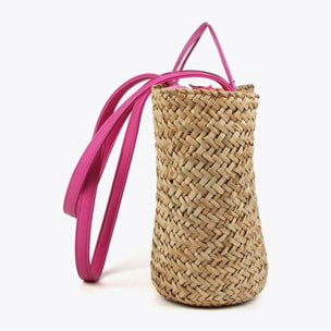 Borsa a cesta grande con borchie