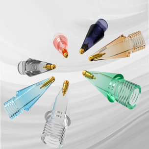 Ricambio punta in metallo per Pencil iPad generazione 1 e 2. Trasparente. Colori casuali.