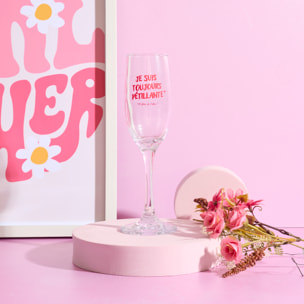 Flûte - THE CONCEPT FACTORY - Décorée - Transparent - 15 cl