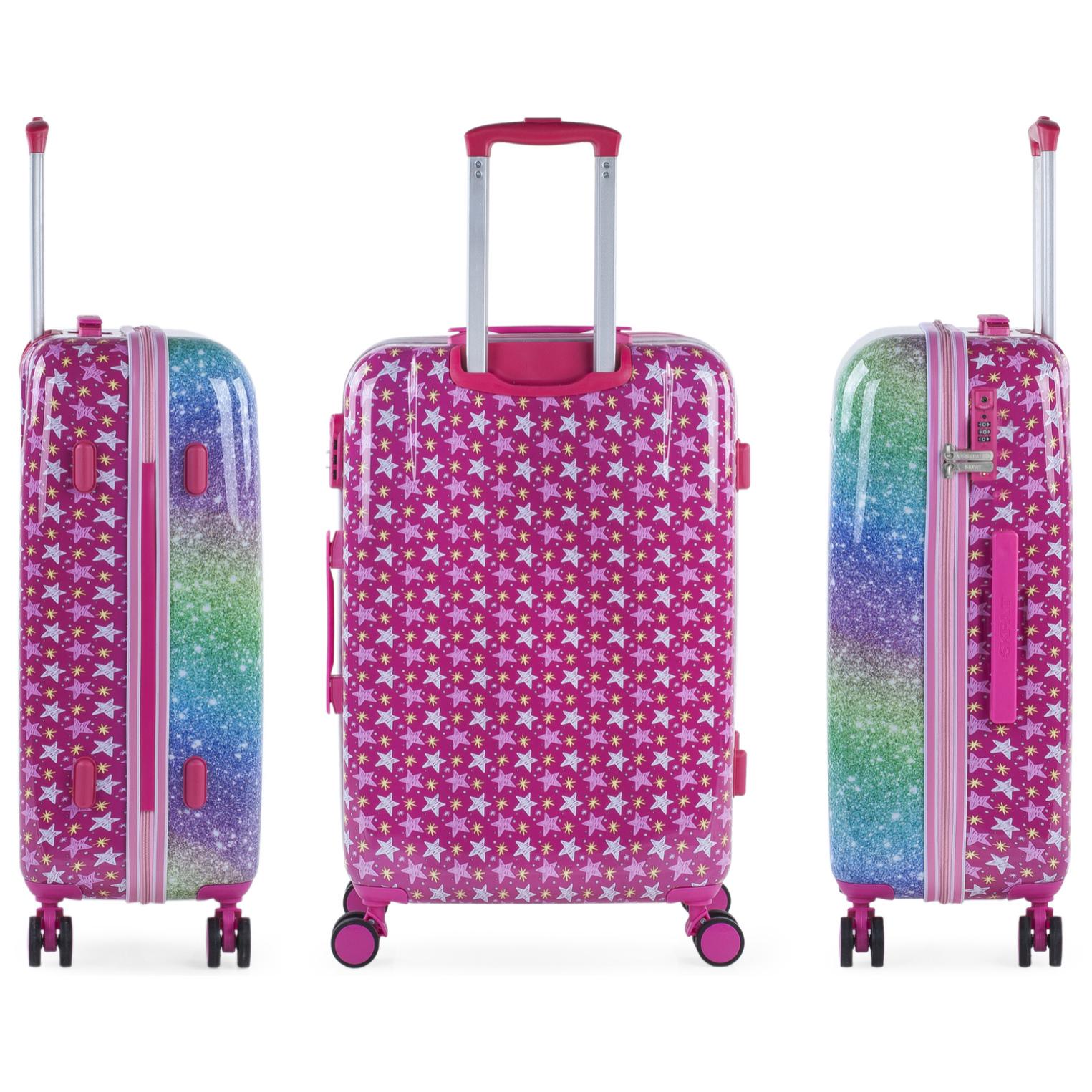 Juego De Maletas Pc Infantiles Skpat Shine Like A Star Fucsia