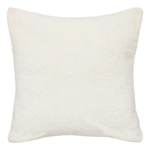Coussin "Jaiko" en fausse fourrure 40x40cm ivoire