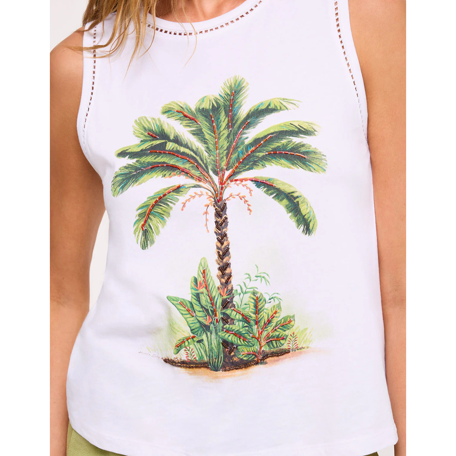 Camiseta Tirantes Blanco - Palmirio