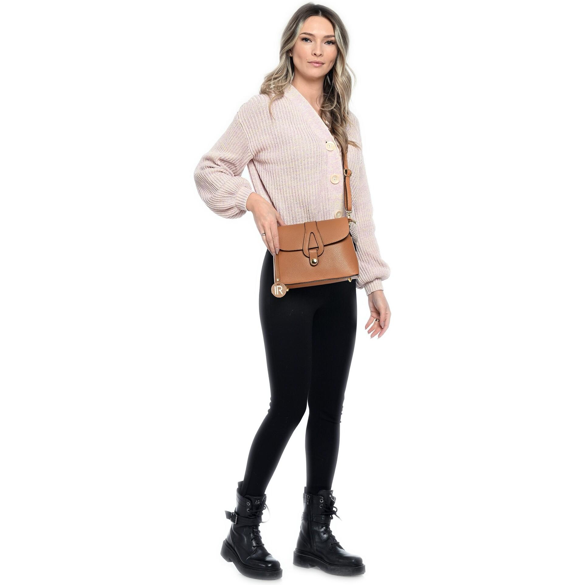 Borsa a spalla Isabella Rhea Cammello