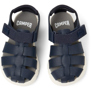 Sandalias - CAMPER Oruga Sandal - Azul - Piel de ante