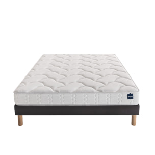 Ensemble ELEMENTAL 2 places|H 20 cm avec sommier ferme|confort ferme
