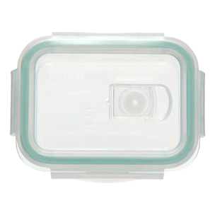 3 boîtes rectangulaires de conservation "Clipeat" verre