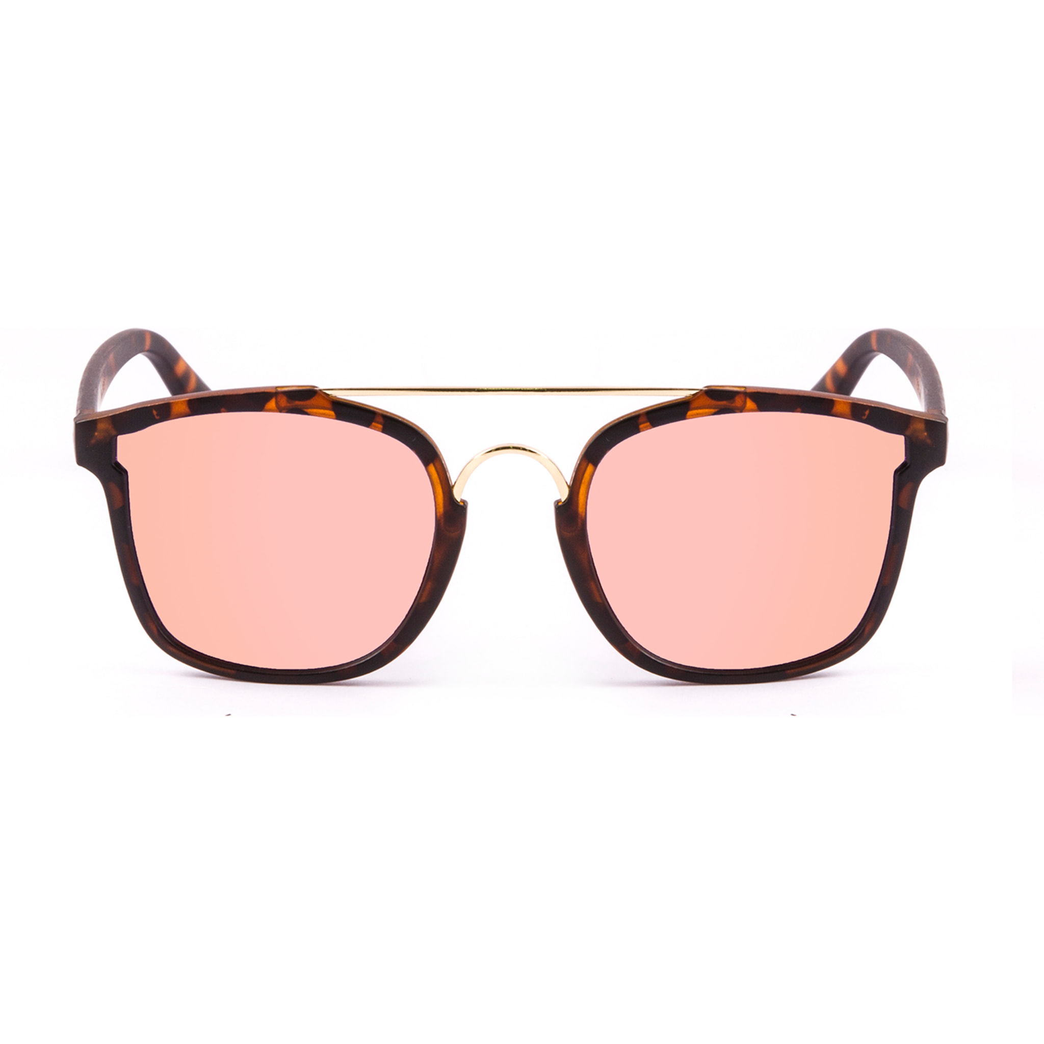 Gafas de sol PALO ALTO LIBREA - Demi marrón y rosa revo / Plana