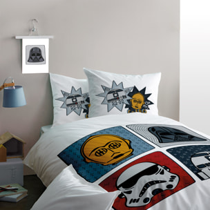 Parure de lit imprimée 100% coton, STAR WARS HOME PORTRAITS
