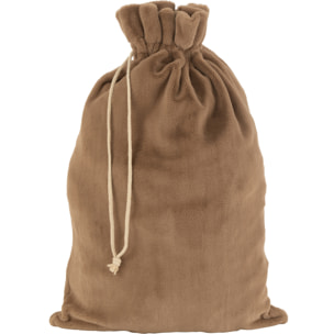 J-Line Sac Noel Doux Textile Brun Large