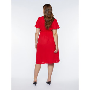 Fiorella Rubino - Wrap dress rosso - Rosso