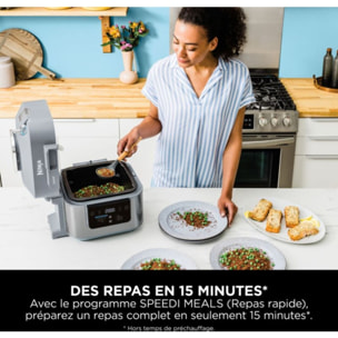 Multicuiseur NINJA Speedi ON400EU 5,7 L, 10 modes de cuisson dont air fryer